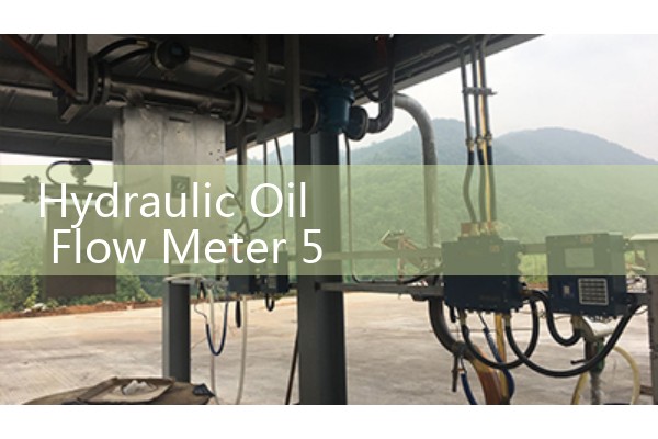 Hydraulic Oil Flow Meter 5 m3/h Injection Molding Feed Line Rules